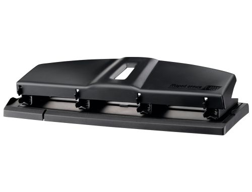 Furador maped essentials metal 4 furos capacidade 12 folhas cor preto , Maped , 74905 , 3154144001113